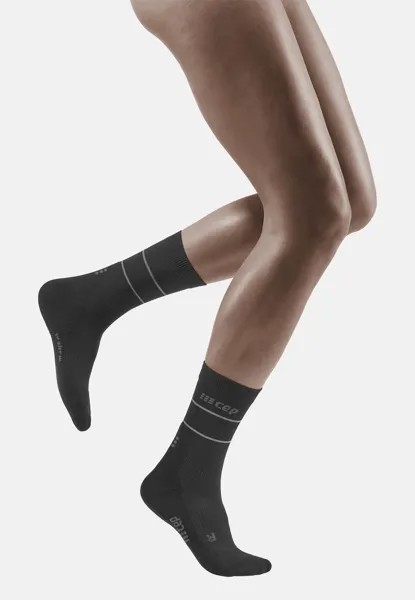 Спортивные носки REFLECTIVE MID CUT CEP, цвет schwarz