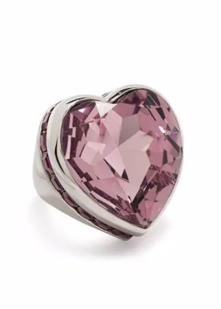 AMBUSH кольцо Crystal Heart
