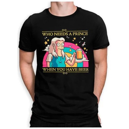 Футболка Design Heroes, размер XS, чёрный