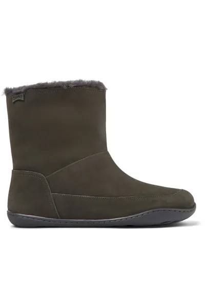 Ботинки Peu Cami 1285 из нубука Camper, серый
