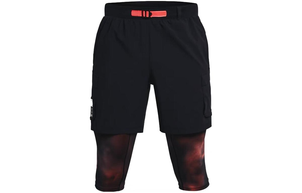 Мужские повседневные шорты Under Armour, цвет Black/Red