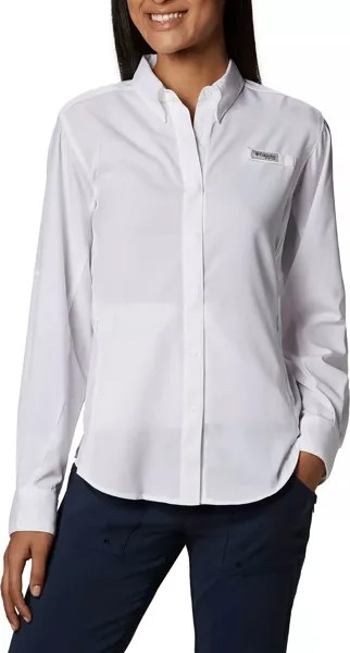 Женская рубашка с длинным рукавом Columbia PFG Tamiami II, белый