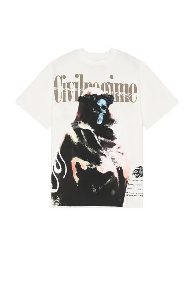 Футболка Civil Regime Reaper V4 American Classic Oversized, цвет Butter