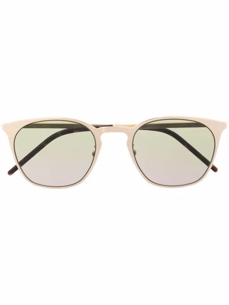 Saint Laurent Eyewear солнцезащитные очки SL28 в круглой оправе