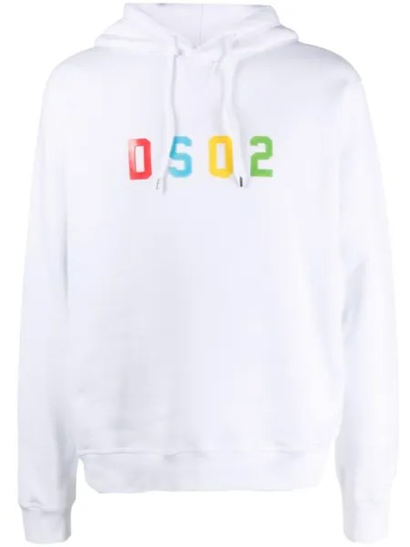 Dsquared2 худи с логотипом, белый