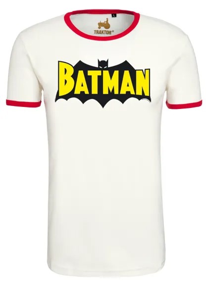 Футболка Logoshirt Batman Wings, цвет weiss-rot