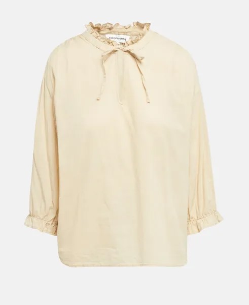 Элегантная блузка-рубашка &Co Woman, песочный