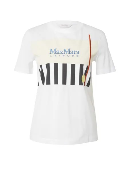 Футболка Max Mara Leisure OBLIQUA, белый