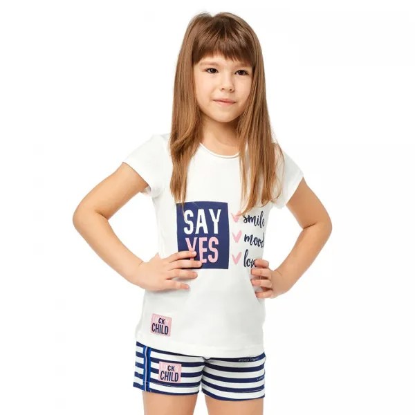 Lucky Child Футболка для девочки Скажи да 83-26