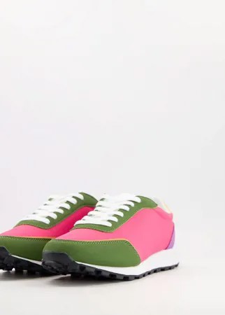 Яркие разноцветные кроссовки ASOS DESIGN Dee-Многоцветный