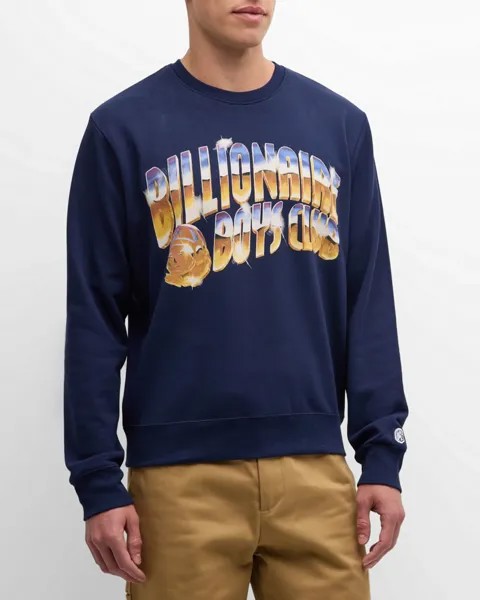 Мужской свитшот с графическим логотипом Billionaire Boys Club, цвет Maritime