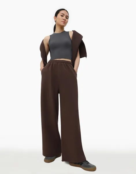Спортивные брюки женские Gloria Jeans GAC020996 коричневые L/170