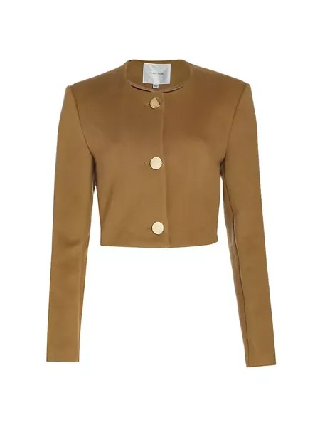 Укороченная куртка Finn Ronny Kobo, цвет butterscotch