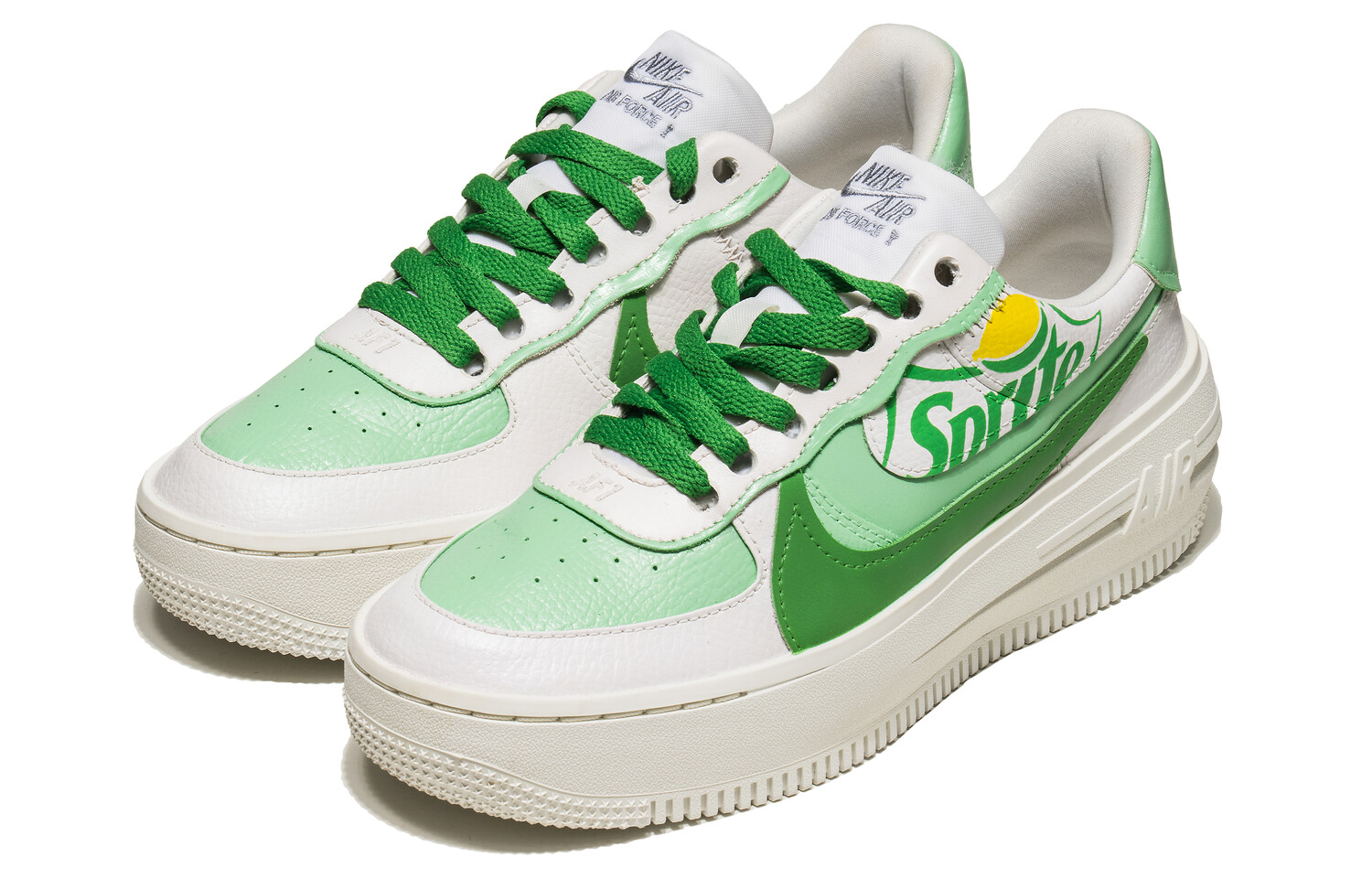 Кроссовки Nike Air Force 1 Skateboarding Shoes Women's Low-top Green, светло-зеленый