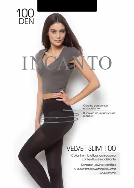 Колготки женские Incanto колготки женские 'Velvet Slim 100 ' nero, размер 4 черные 4