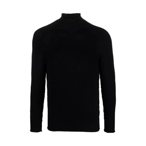 Футболка pullover mit stehkragen black black Transit, черный