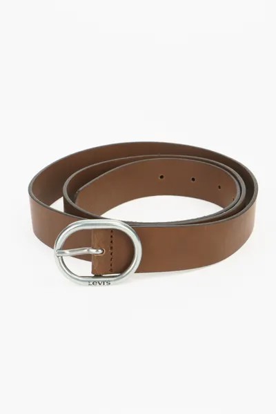 Ремень женский Levi's 37460-0090 коричневый, 90 см