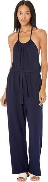 Комбинезон MONROW Supersoft Halter Jumpsuit, цвет Navy Blue