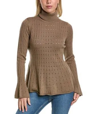 Свитер с высоким воротником Bcbgmaxazria женский коричневый S