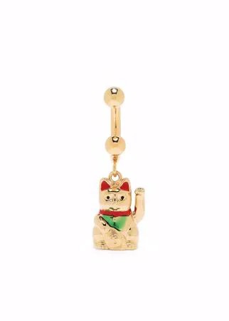 SAFSAFU эмалированная серьга Maneki Neko