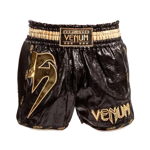 Шорты для тайского бокса Venum Giant Foil Black/Gold (L)