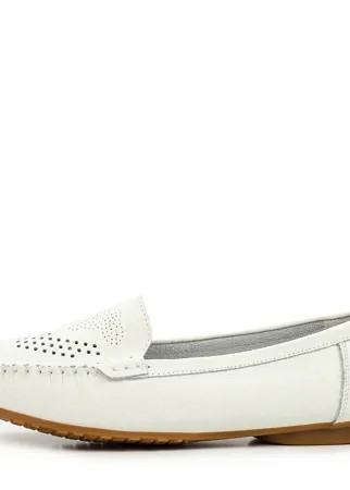 Мокасины женские ZENDEN comfort 12-01WA-059V белые 39 RU