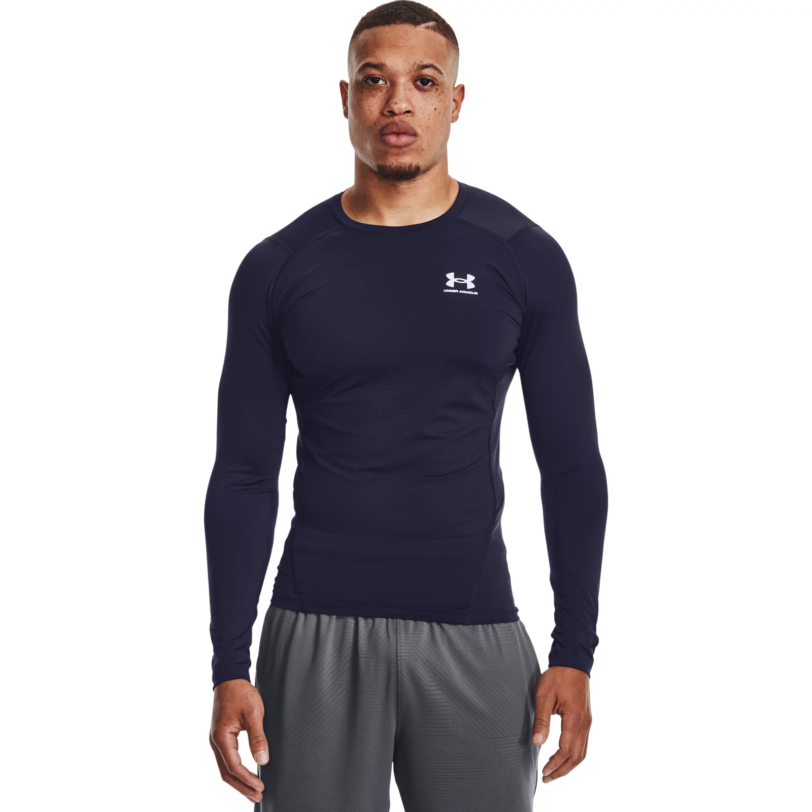 Лонгслив мужской Under Armour 1361524-410 синий 4XL