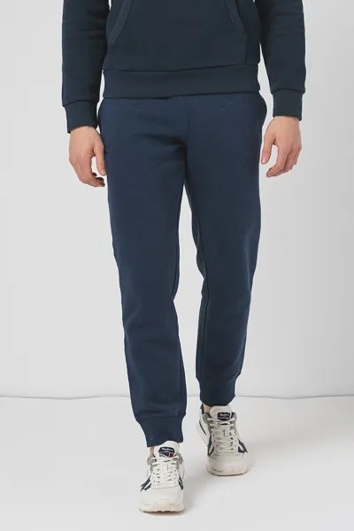 Незаменимые спортивные брюки из хлопка с завязкой Superdry, синий
