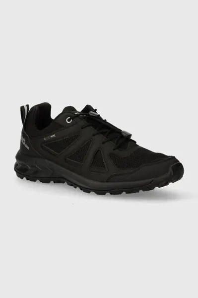 Полуботинки Woodland 2 Vent Jack Wolfskin, черный