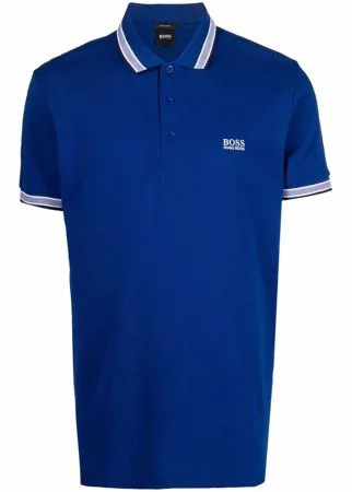 Boss Hugo Boss рубашка поло с вышитым логотипом