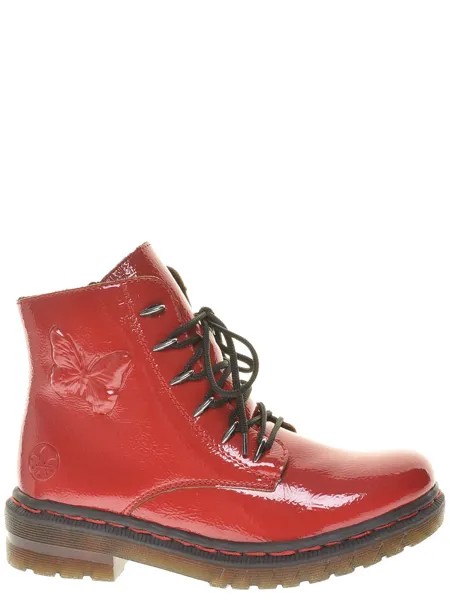 Ботинки Rieker женские зимние, размер 38, цвет красный, артикул 76233-33