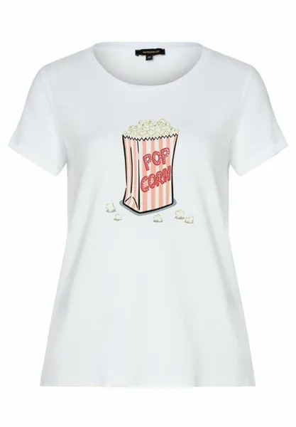 Футболка с принтом POPCORN-FRONT More & More, цвет weiß