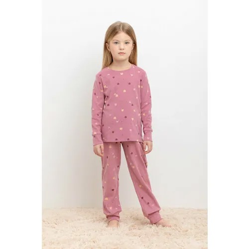 Пижама  crockid, размер 52/92, розовый