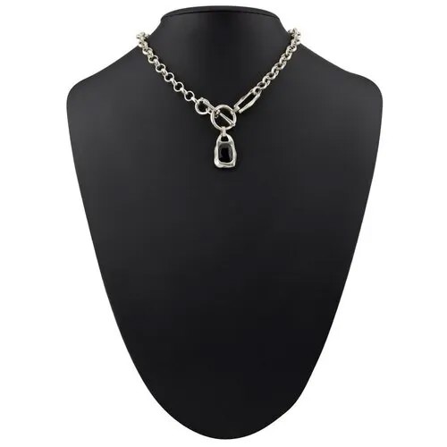 Колье OTOKODESIGN, серебристый