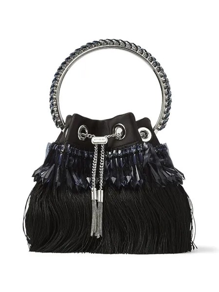 Jimmy Choo декорированная сумка Bon Bon с верхней ручкой