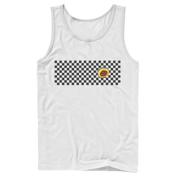 Мужская майка Nickelodeon All That Left Chest в клетку с логотипом и графическим рисунком