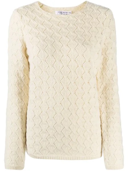 Comme Des Garçons Comme Des Garçons джемпер с круглым вырезом и узором
