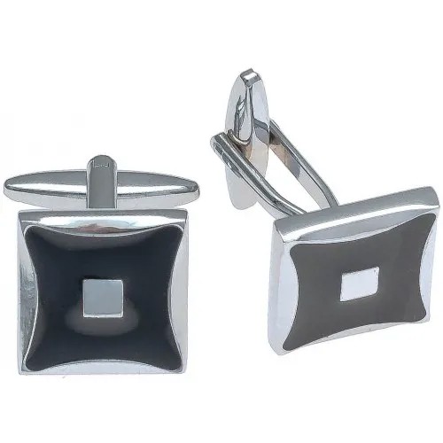 Запонки из бижутерного сплава с кристаллом WowMan Accessories WMA0018SB
