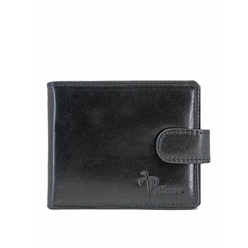 Портмоне Pellecon 113-303-1, фактура гладкая, черный