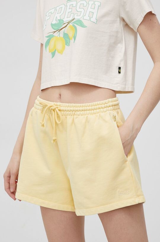 Хлопковые шорты Levi's, желтый