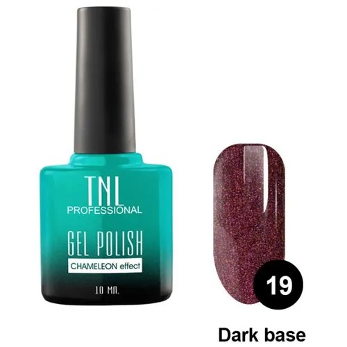 Гель-лак TNL Professional Chameleon effect, 10 мл, оттенок 19 бордовая звездная эволюция