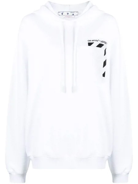 Off-White худи с логотипом
