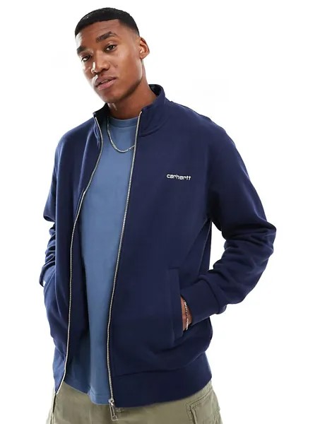 Carhartt WIP – темно-синяя спортивная куртка с вышитым логотипом