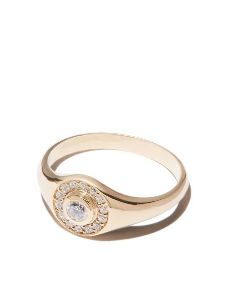 Zoë Chicco кольцо из желтого золота с бриллиантами