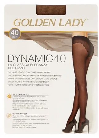 Колготки Golden Lady Dynamic 40 den, размер 4-L, daino (бежевый)