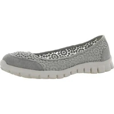 Женские балетки Skechers EZ Flex 2-Flighty Grey 9 Medium (B,M) BHFO 8381