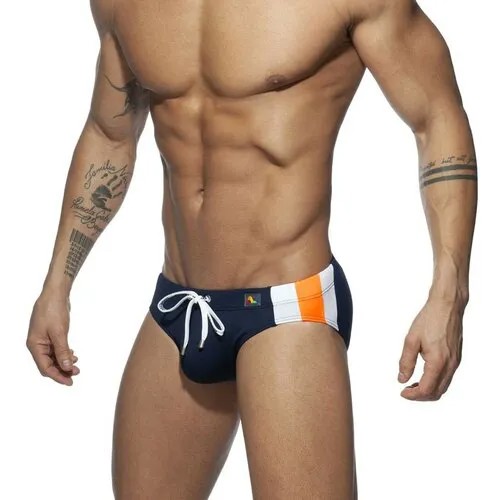 Плавки Addicted Stripes Basic Swim Brief, размер S, синий