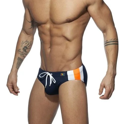 Плавки Addicted Stripes Basic Swim Brief, размер M, синий