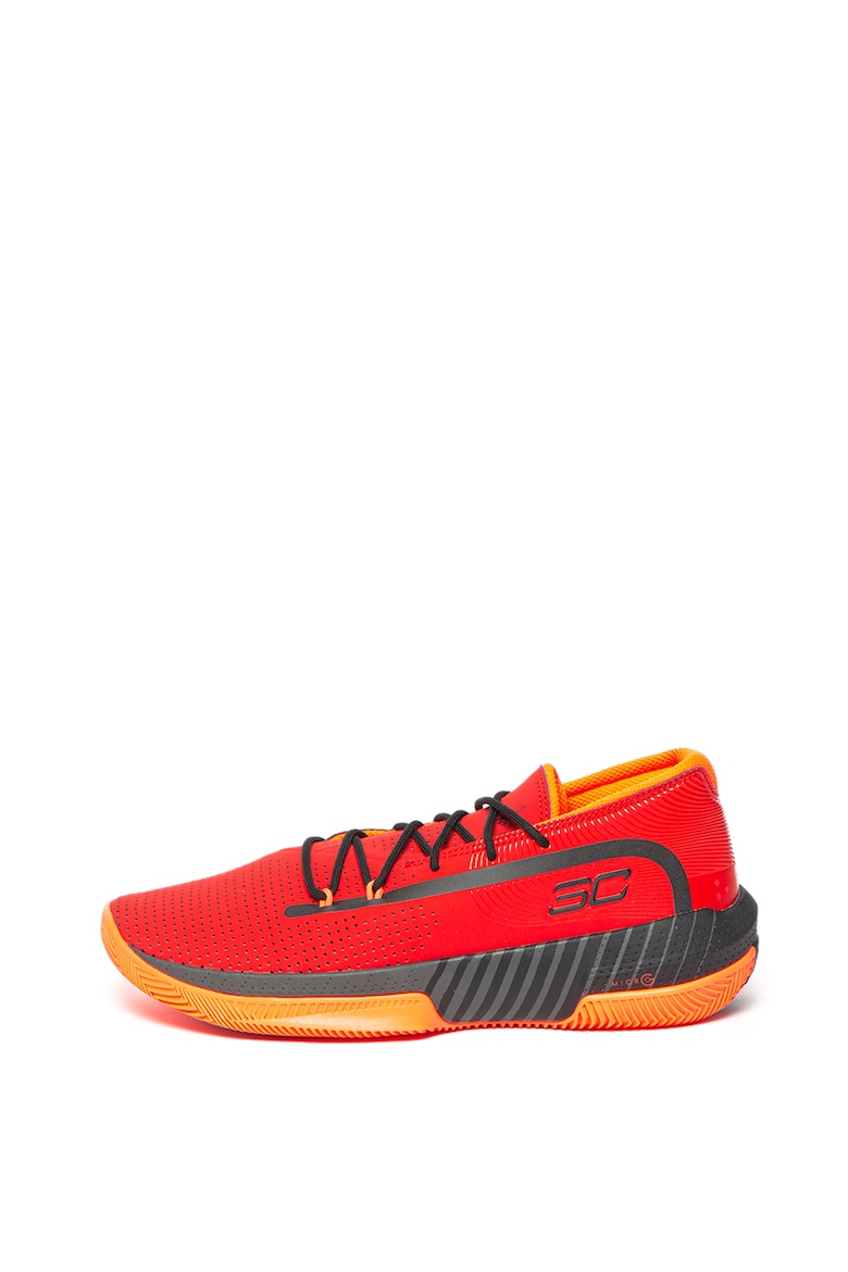 Баскетбольные кроссовки 3ZERO III с перфорацией Under Armour, красный