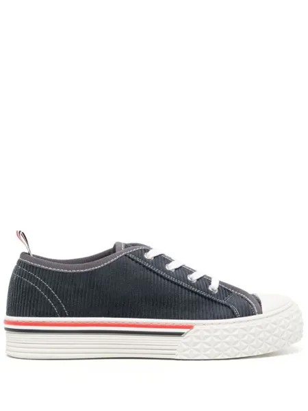 Thom Browne кеды Collegiate в клетку тартан, синий